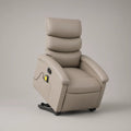 Beige Power Lift Recliner Chair with USB Port, 35 x 39 x 43 in